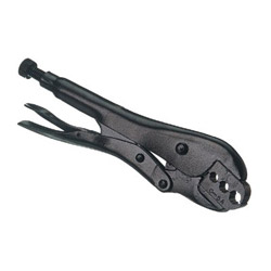 Western Enterprises Hand-Held Ferrule Crimp Tool, for 3/16 in, 1/4 in Hoses, Black