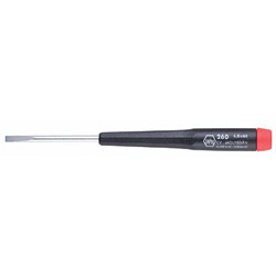 Wiha Tools Slotted Precision Screwdrivers, 1/16 in, 4.72 in Overall L