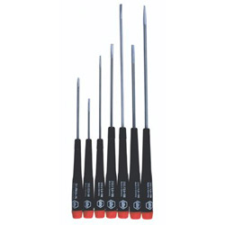 Wiha Tools Precision Tool Sets, Slotted; Phillips, 7 Piece