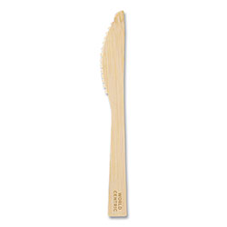 World Centric Bamboo Cutlery, Knife, 6.7 in, Natural, 2,000/Carton
