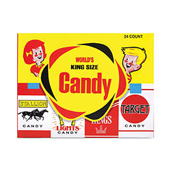 World Confections Candy Cigarettes, 1.3 oz, 24/Pack