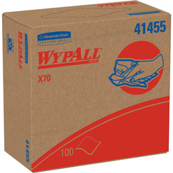 WypAll® X70 Wipers, Pop-Up Box, 100 Sheets/BX, White
