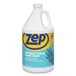 Zep Commercial® Antibacterial Hand Soap, Fragrance-Free, 1 gal Bottle, 4/Carton