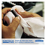 Kimtech™ Kimwipes Delicate Task Wipers, 1-Ply, 11.8 x 11.8, Unscented, White, 198/Box, 15 Boxes/Carton view 1