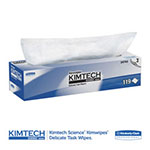 Kimtech™ Kimwipes Delicate Task Wipers, 3-Ply, 11.8 x 11.8, Unscented, White, 100/Box, 15 Boxes/Carton view 4