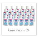 Purell Advanced Hand Sanitizer Refreshing Gel, Clean Scent, 2 oz, Squeeze Bottle, 24/Carton view 5