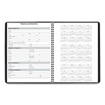At-A-Glance Weekly Appointment Book, 11 x 8.25, Black Cover, 14-Month (July to Aug): 2023 to 2024 view 2
