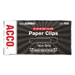 Acco Paper Clips, Jumbo, Silver, 1,000/Pack view 1