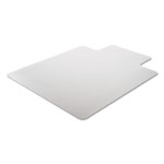 Alera Moderate Use Studded Chair Mat for Low Pile Carpet, 36 x 48, Lipped, Clear view 1
