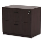 Alera Valencia Series Two Drawer Lateral File, 34w x 22.75d x 29.5h, Mahogany view 1