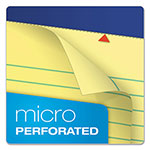 Ampad Perforated Writing Pads, Wide/Legal Rule, 50 Canary-Yellow 8.5 x 11.75 Sheets, Dozen view 4