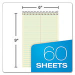 Ampad Steno Pads, Gregg Rule, Tan Cover, 60 Green-Tint 6 x 9 Sheets view 1
