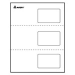 Avery Laminated Laser/Inkjet ID Cards, 2 1/4 x 3 1/2, White, 30/Box view 4