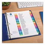 Avery Customizable TOC Ready Index Multicolor Dividers, 31-Tab, Letter view 1