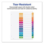Avery Customizable TOC Ready Index Multicolor Dividers, 12-Tab, Letter, 6 Sets view 5