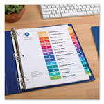 Avery Customizable TOC Ready Index Multicolor Dividers, 15-Tab, Letter, 6 Sets view 1