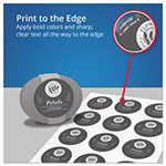 Avery Round Print-to-the Edge Labels with Sure Feed and Easy Peel, 2