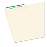 Avery Permanent TrueBlock File Folder Labels with Sure Feed Technology, 0.66 x 3.44, White, 30/Sheet, 50 Sheets/Box view 1