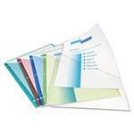 Avery Binder Pockets, 3-Hole Punched, 9 1/4 x 11, Assorted Colors, 5/Pack view 2