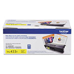 Brother TN433Y High-Yield Toner, 4,000 Page-Yield, Yellow view 1