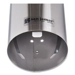 San Jamar Small Pull-Type Water Cup Dispenser, Stainless Steel view 1
