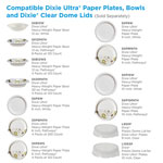 Dixie Pathways Soak Proof Shield Heavyweight Paper Plates, WiseSize, 8 1/2