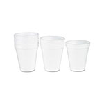 Dart Foam Drink Cups, 6oz, White, 25/Bag, 40 Bags/Carton view 1