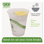 Eco-Products GreenStripe Renewable & Compostable Cold Cups - 12oz., 50/PK, 20 PK/CT view 3
