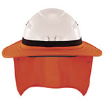 Ergodyne Chill-Its 6661 Universal Hard Hat Brim with Neck Shade, Orange view 2