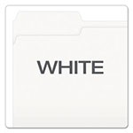 Pendaflex Colored File Folders, 1/3-Cut Tabs, Letter Size, White, 100/Box view 3