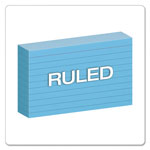 Oxford Ruled Index Cards, 3 x 5, Blue, 100/Pack view 1