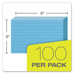 Oxford Ruled Index Cards, 3 x 5, Blue, 100/Pack view 2