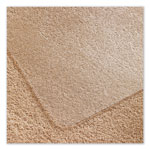 Floortex Cleartex Ultimat Polycarbonate Chair Mat for Low/Medium Pile Carpet, 35 x 47, Clear view 3