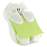Post-it® Cat Notes Dispenser, For 3 x 3 Pads, White, Includes (2) Rio de Janeiro Super Sticky Pop-up Pad view 2