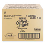 Coffee-Mate® Liquid Coffee Creamer, Original, 0.38 oz Mini Cups, 360/Carton view 1