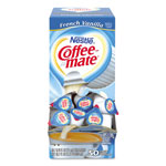 Coffee-Mate® Liquid Coffee Creamer, French Vanilla, 0.38 oz Mini Cups, 50/Box, 4 Boxes/Carton, 200 Total/Carton view 2