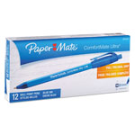 Papermate® ComfortMate Ultra RT Ballpoint Retractable Pen, Blue Ink, Medium, Dozen view 2