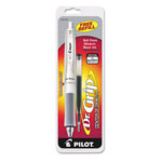 Pilot Dr. Grip Center of Gravity Retractable Ballpoint Pen, 1mm, Black Ink, Silver/Gray Barrel view 1