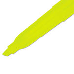 Sharpie® Pocket Style Highlighters, Chisel Tip, Fluorescent Yellow, Dozen view 3