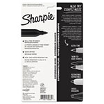 Sharpie® Fine Point Permanent Marker, Black, 5/Pack view 5