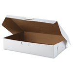 SCT Tuck-Top Bakery Boxes, 19w x 14d x 4h, White, 50/Carton view 1