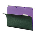 Smead Interior File Folders, 1/3-Cut Tabs, Letter Size, Purple, 100/Box view 2