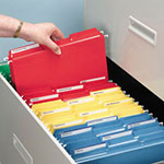 Smead Interior File Folders, 1/3-Cut Tabs, Letter Size, Purple, 100/Box view 3