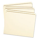 Smead Reinforced Tab Manila File Folders, Straight Tab, Letter Size, 11 pt. Manila, 100/Box view 1