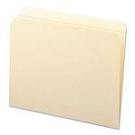 Smead Reinforced Tab Manila File Folders, Straight Tab, Letter Size, 11 pt. Manila, 100/Box view 2