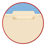 Smead Reinforced Tab Manila File Folders, 1/3-Cut Tabs, Center Position, Letter Size, 11 pt. Manila, 100/Box view 3