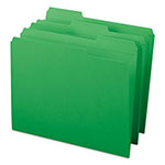 Smead Reinforced Top Tab Colored File Folders, 1/3-Cut Tabs, Letter Size, Green, 100/Box view 5