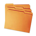 Smead Colored File Folders, 1/3-Cut Tabs, Letter Size, Orange, 100/Box view 2