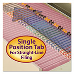 Smead Reinforced Top Tab Colored File Folders, Straight Tab, Letter Size, Pink, 100/Box view 4