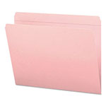 Smead Reinforced Top Tab Colored File Folders, Straight Tab, Letter Size, Pink, 100/Box view 5
